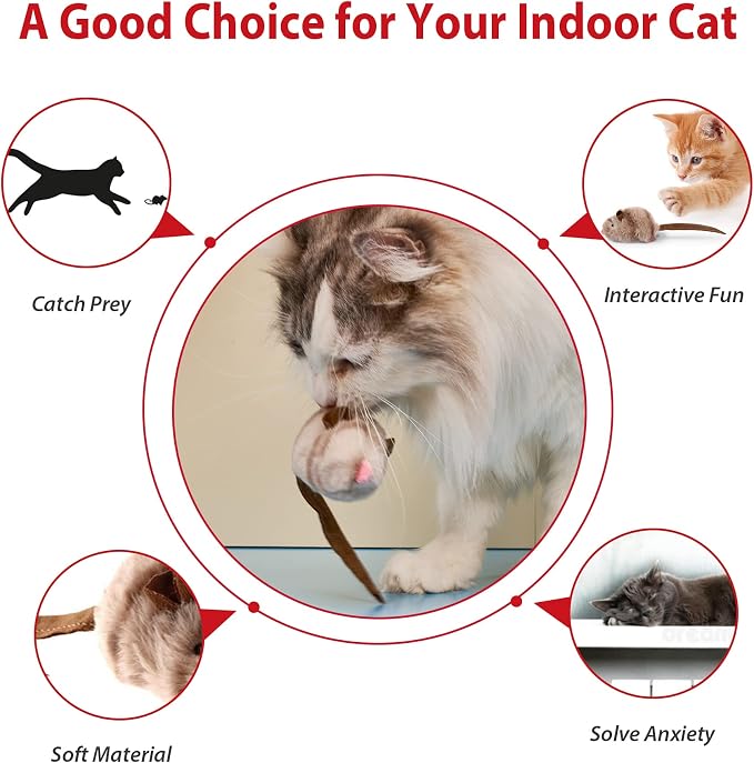 Interactive Chirping Bird Cat Toy