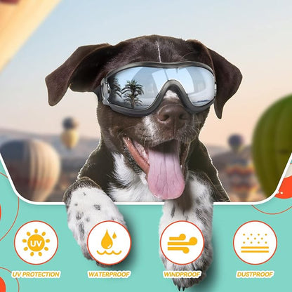 Dog Goggles — UV & Wind Protection